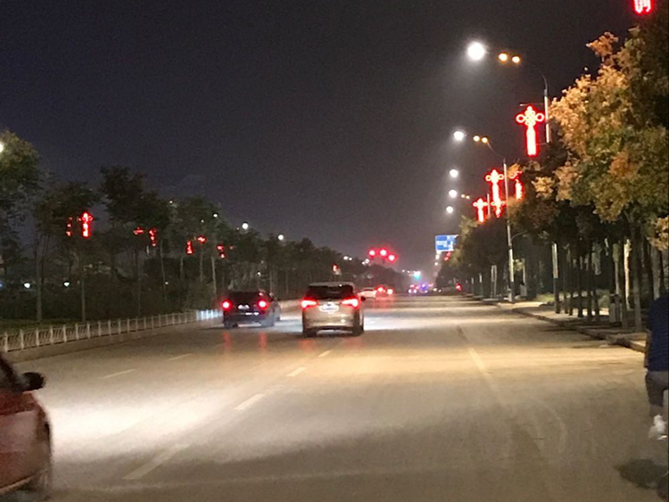 菏澤市鄆城縣水滸路、金河路照明改造